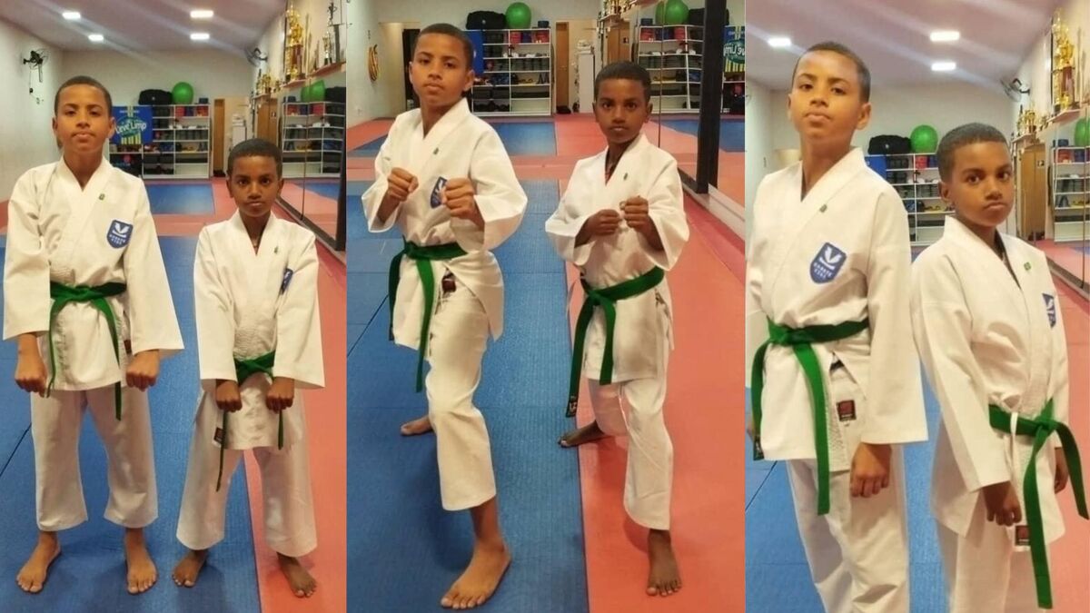 Irmãos de Apucarana disputam campeonato de karatê em Londrina