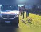 Ciclista fica ferido após ser atingido por trem em Arapongas