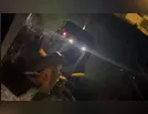Homem furta retroescavadeira e tenta invadir agência bancária