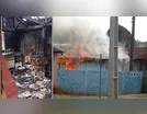 Incêndio destrói residência de madeira em Lunardelli