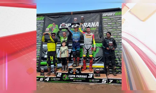 Araponguense vence 2 categorias da 5ª Copa Paraná de Motocross
