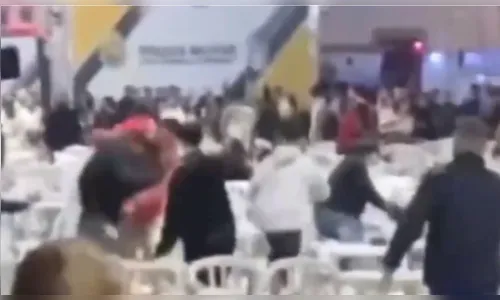 Show de Thaeme e Thiago é pausado após pancadaria em festa no Paraná