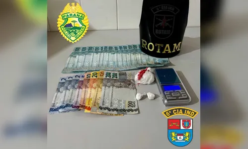 Rotam prende suspeitos de tráfico na Praça França, em Ivaiporã