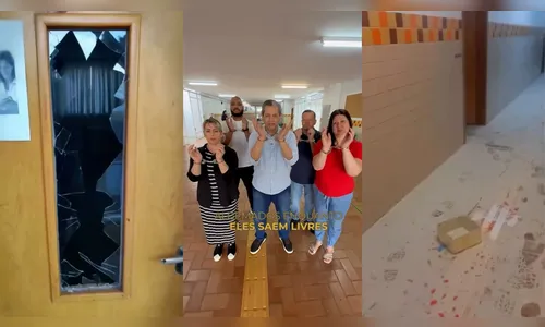 Escola de Maringá é depredada e prefeito se manifesta sobre o caso