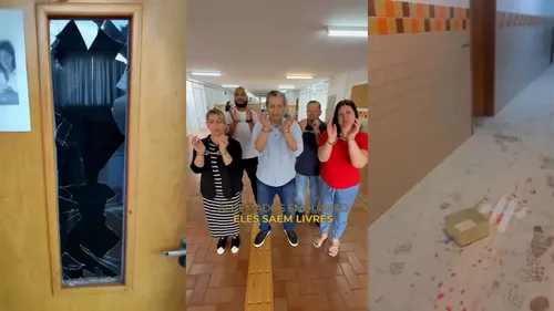 A ação ocorreu neste fim de semana, às vésperas da volta às aulas