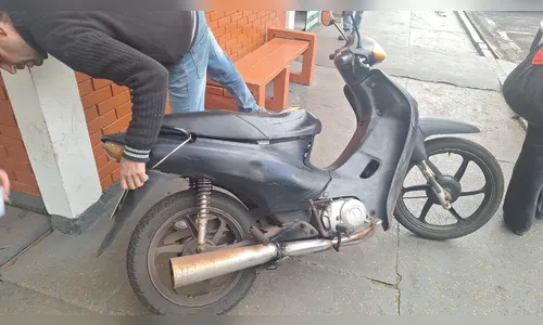 Honda Biz furtada há três anos é recuperada pela Rocam em Apucarana