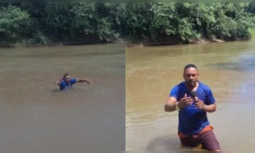 Repórter pisa no corpo de menina desaparecida durante reportagem; veja