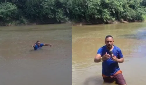 A jovem havia desaparecido momentos antes durante o banho no rio com outras adolescentes.