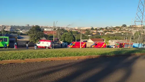 Acidente mobilizou equipes de socorro nesta manhã