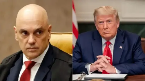 Alexandre de Moraes e Donald Trump
