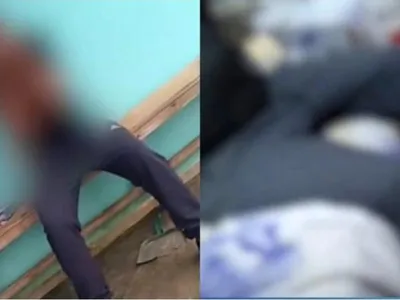 Ao perceber a cena revoltante, a mãe pegou o celular e filmou o marido