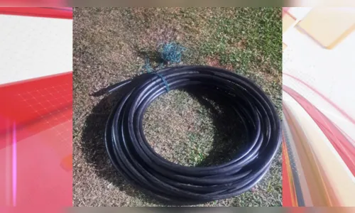 Dupla é flagrada furtando fio de rede telefônica em Arapongas