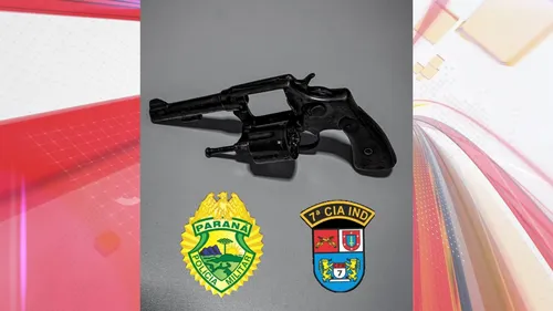 Arma de fogo foi apreendida