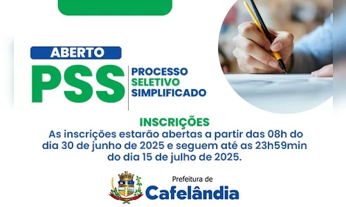 As cargas horárias variam entre 20 e 40 horas semanais, conforme o cargo