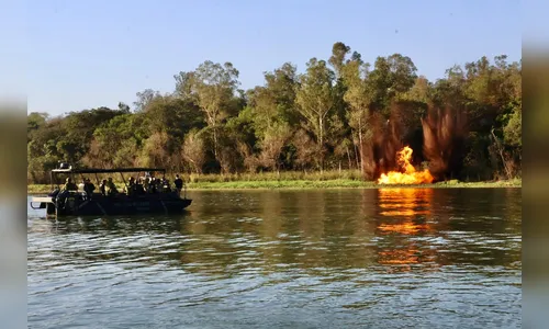 Ação integrada desativa porto clandestino usado para o tráfico no PR