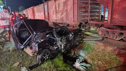 As vítimas estavam em um Fiat Uno