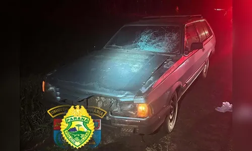 Idoso de 69 anos morre atropelado na PR-170, em Porecatu