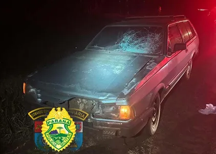 Atropelamento ocorreu na PR-170 por volta das 18h40