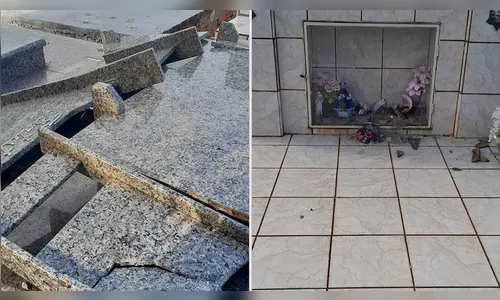 Cemitério de São Pedro do Ivaí é alvo de vandalismo