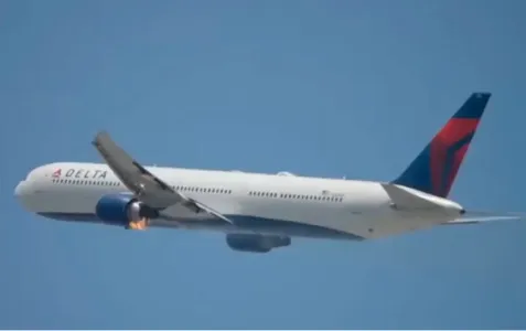 Avião precisou realizar pouso de emergência.