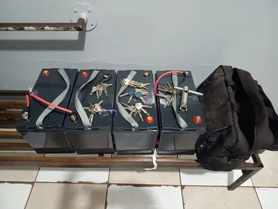 Baterias foram recuperadas pela polícia