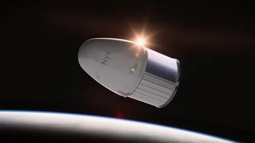 Cápsula espacial Nyx, usada para levar urnas funerárias ao espaço