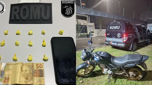 Cocaína foi apreendida pela Romu de Arapongas