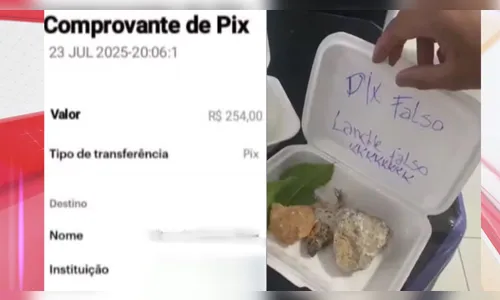 Dono de lanchonete envia pedra no lugar de lanche após falso Pix