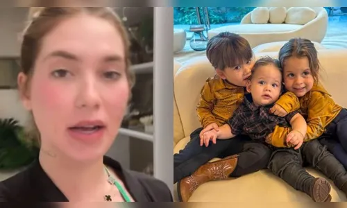 Virginia lamenta a ausência dos filhos em casa