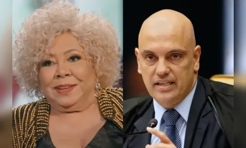 Alcione comenta sobre crush no ministro Alexandre de Moraes