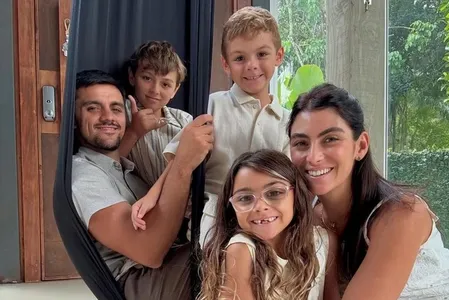 Ele elogiou a esposa pela decisão