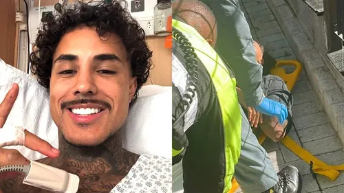 Ele foi levado ao hospital após começar a cuspir sangue