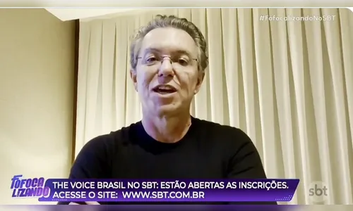 Boninho surge no SBT e anuncia o The Voice: 