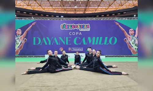 Equipe de Ginástica Rítmica de Arapongas compete em Londrina