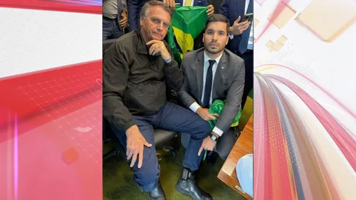 Foto mostra Bolsonaro de tornozeleira eletrônica; veja