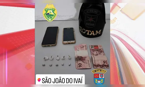Rotam prende dupla suspeita tráfico de drogas em São João do Ivaí