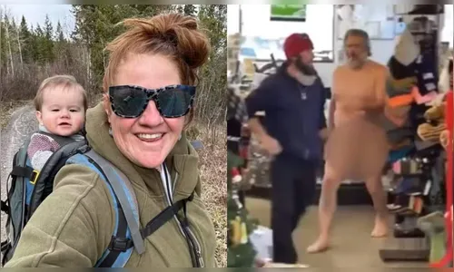 Homem é encontrado nu após matar a esposa grávida e filho bebê