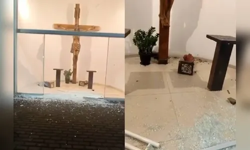 Homem é preso após vandalizar capela no Noroeste do Paraná; veja