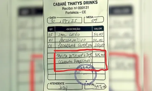 Cabaré viraliza ao cobrar 