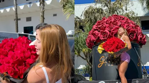 Influencer mostrou presente nas redes sociais