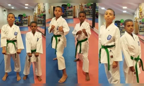Irmãos de Apucarana disputam campeonato de karatê em Londrina