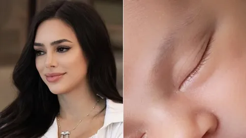 Mel apareceu dormindo tranquilamente com um look branco