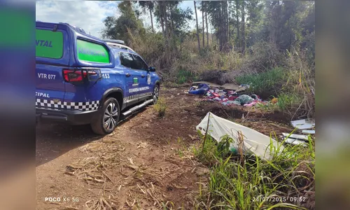 Homem é multado em R$ 5,1 mil por descarte irregular em Arapongas