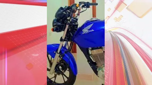 Motocicleta furtada durante a madrugada é recuperada horas depois