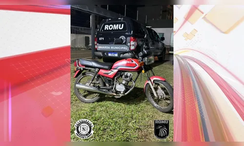 Motocicleta furtada em Maringá é recuperada em Arapongas