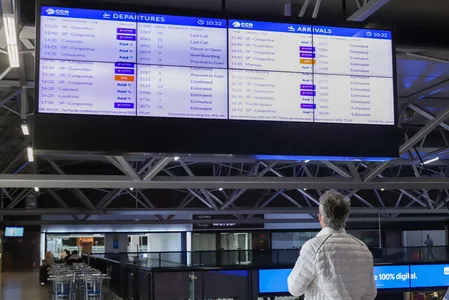 Movimentação no Aeroporto Internacional de Curitiba