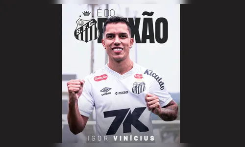 Santos anuncia a contratação do lateral-direito Igor Vinícius