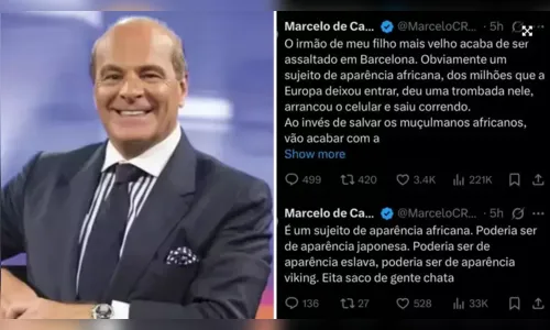Marcelo de Carvalho é acusado de racismo após post polêmico