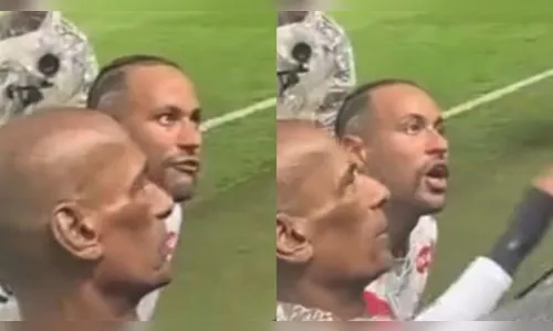 Neymar discute com torcedor após derrota do Santos