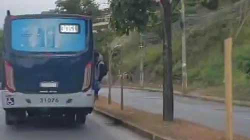 O caso aconteceu na subida da avenida Raja Gabaglia